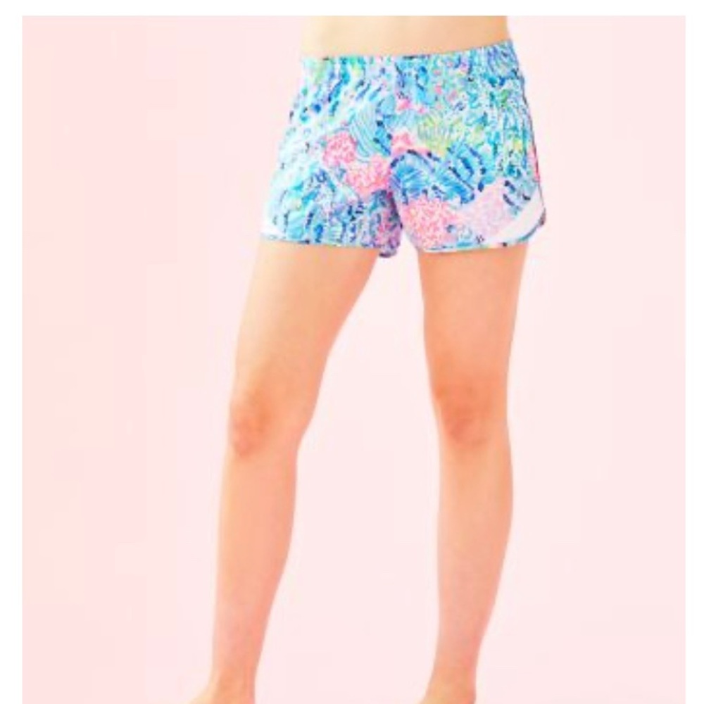 Lilly Pulitzer- Aqua Multicolored Short